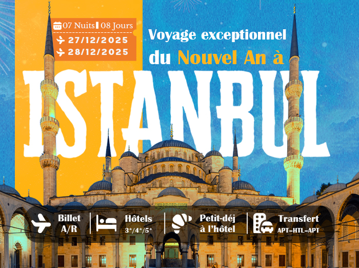 agence de voyage Nador,vac voyages nador , vac voyages , nador , voyages , omra , vols , travel , vac travel , travel morocco , morocco , maroc ,  voyages organisés Maroc, réservation billets avion, voyages pas chers depuis le Maroc, offres de voyages 2025, agence Omra Nador, croisières Maroc, location de voiture à Nador, circuits touristiques Maroc, séjour tout compris, voyages à la carte, voyages de groupe Maroc, vacances personnalisées, voyages en famille, visa assistance voyage Voyage Exceptionnel Du Nouvel An A Istanbul